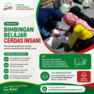 Dukung Program Pendidikan Bimbingan Belajar Cerdas Insani